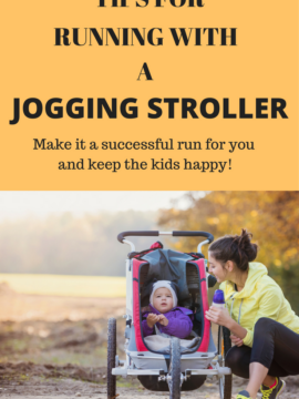Tips for running with a jogging stroller.