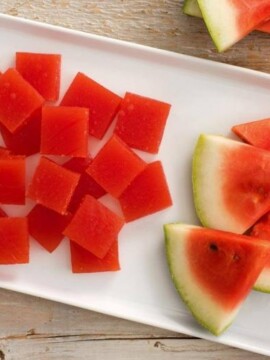 Homemade Watermelon Running Chews