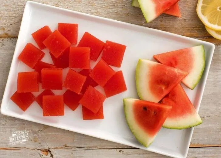 Homemade Watermelon Running Chews