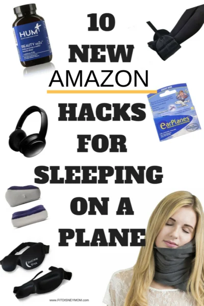 The BEST hacks for sleeping on an airplane to keep you comfortable - no matter how long the distance! #Amazon #Travel #TravelHacks #TravelTips