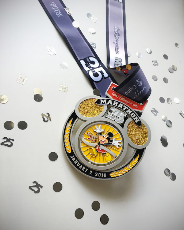 2018 wdw marathon medals, run Disney, 2018 wdw marathon medals, 25th anniversary wdw marathon medal, run Disney medals 2018