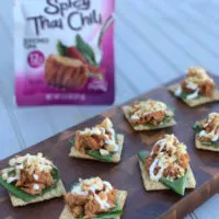 Thai Tuna Cracker Snack Recipe