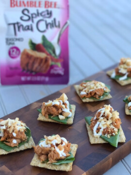 Thai Tuna Cracker Snack Recipe