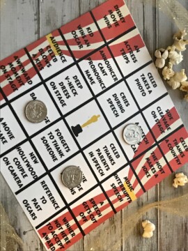 Oscar Bingo, Academy Award Party, Oscar Games