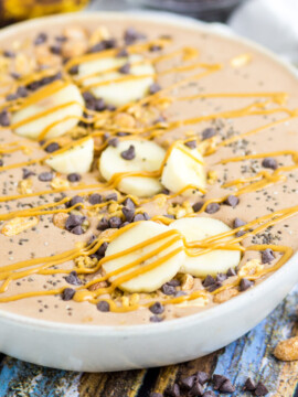 Acai Powder Smoothie Bowl, Chocolate Peanut Butter Smoothie Bowl, Smoothie Bowl Recipe, Easy Smoothie Bowl