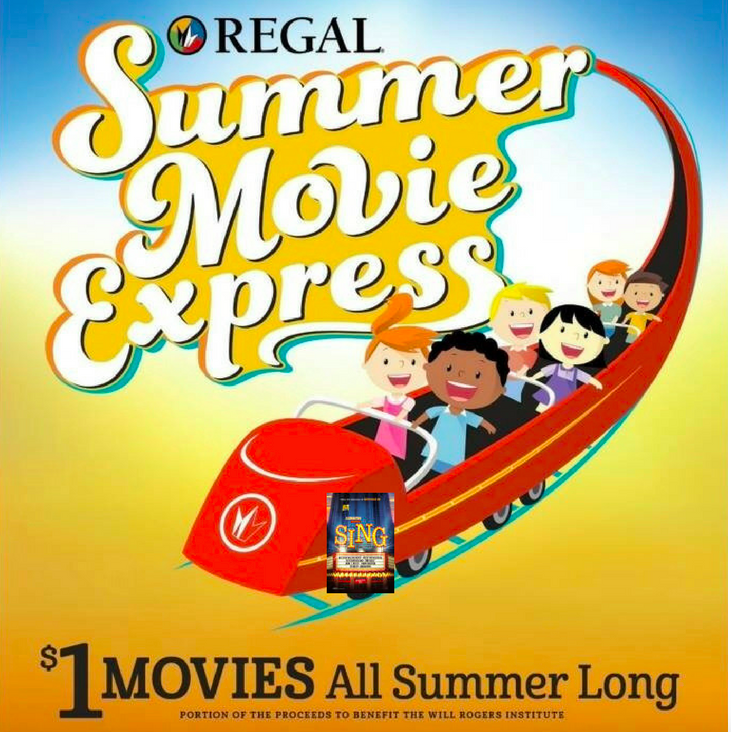 Regal Cinemas Summer Movie Schedule, Regal Cinemas $1 Kids Movies, Summer Kids Movies