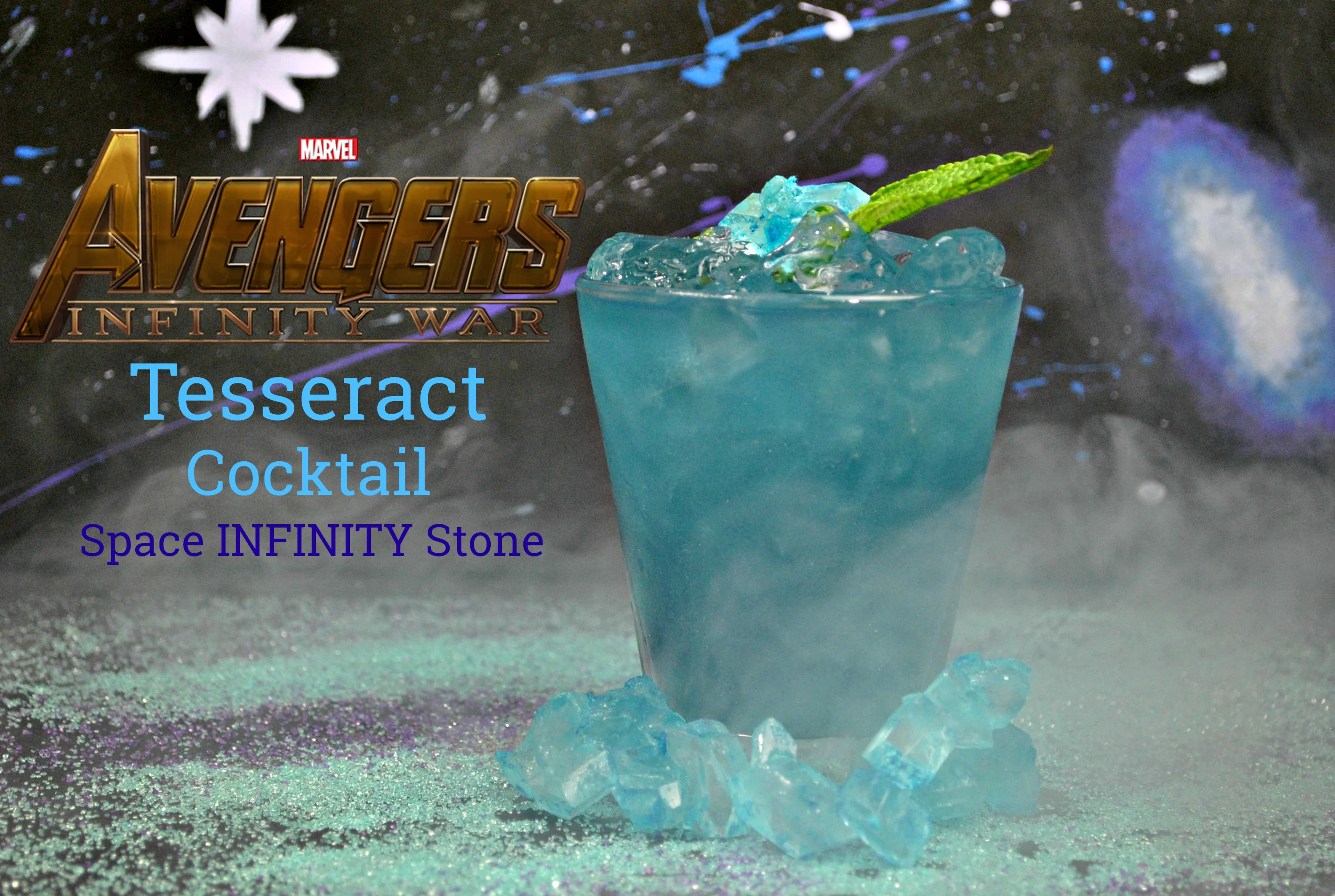 Avengers Tesseract Super Hero Drink without alcohol