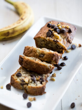 Banana Nut Chocolate Chip Bread Recipe, Banana Nut Bread, Banana Recipe, Quick Bread Recipe, Dessert Bread