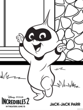 Incredibles 2 coloring pages, Incredibles 2, Pixar coloring pages