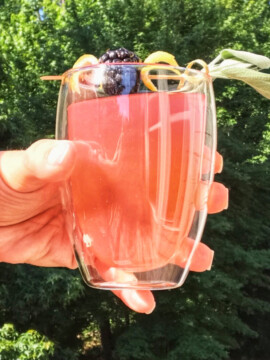 hard lemonade, hard lemonade recipe, moonshine cocktail, blackerry sage hard lemonade, summer cocktail