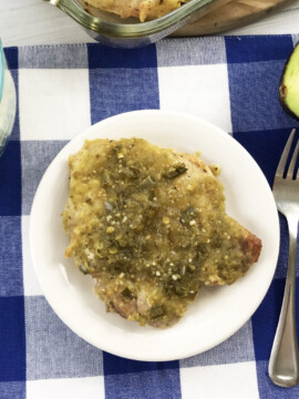 Salsa verde pork chops, pork chops recipe, boneless pork chops recipe, pork, salsa verde