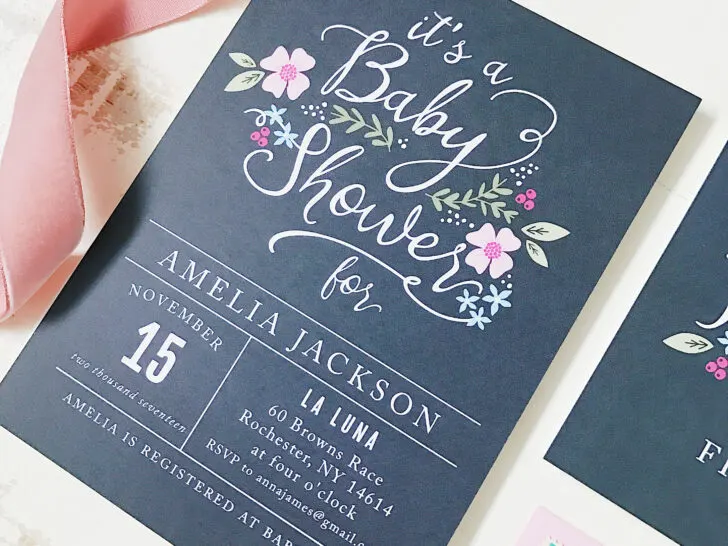 Baby Shower Invitations, Baby Shower Invites, Baby Shower Stationary