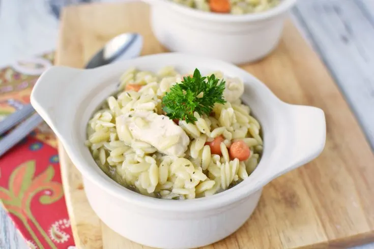 Chicken and Orzo Stew, Chicken Stew Recipe, Chicken and Orzo Soup, One Pot Stew Recipe