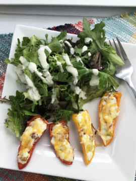 Keto Appetizer, Cream Cheese Stuffed Peppers, Bacon and Cream Cheese Stuffed Peppers, Keto Diet