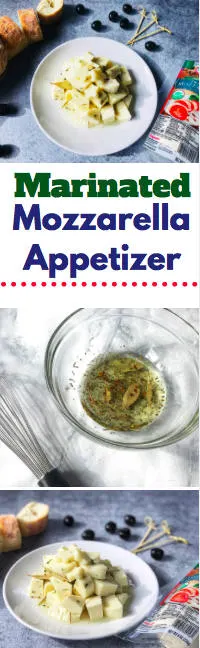 Make this easy marinated mozzarella appetizer for any summer gathering. It can be kept in the fridge for two weeks - perfect for unexpected guests. #AD #StellaCheeses