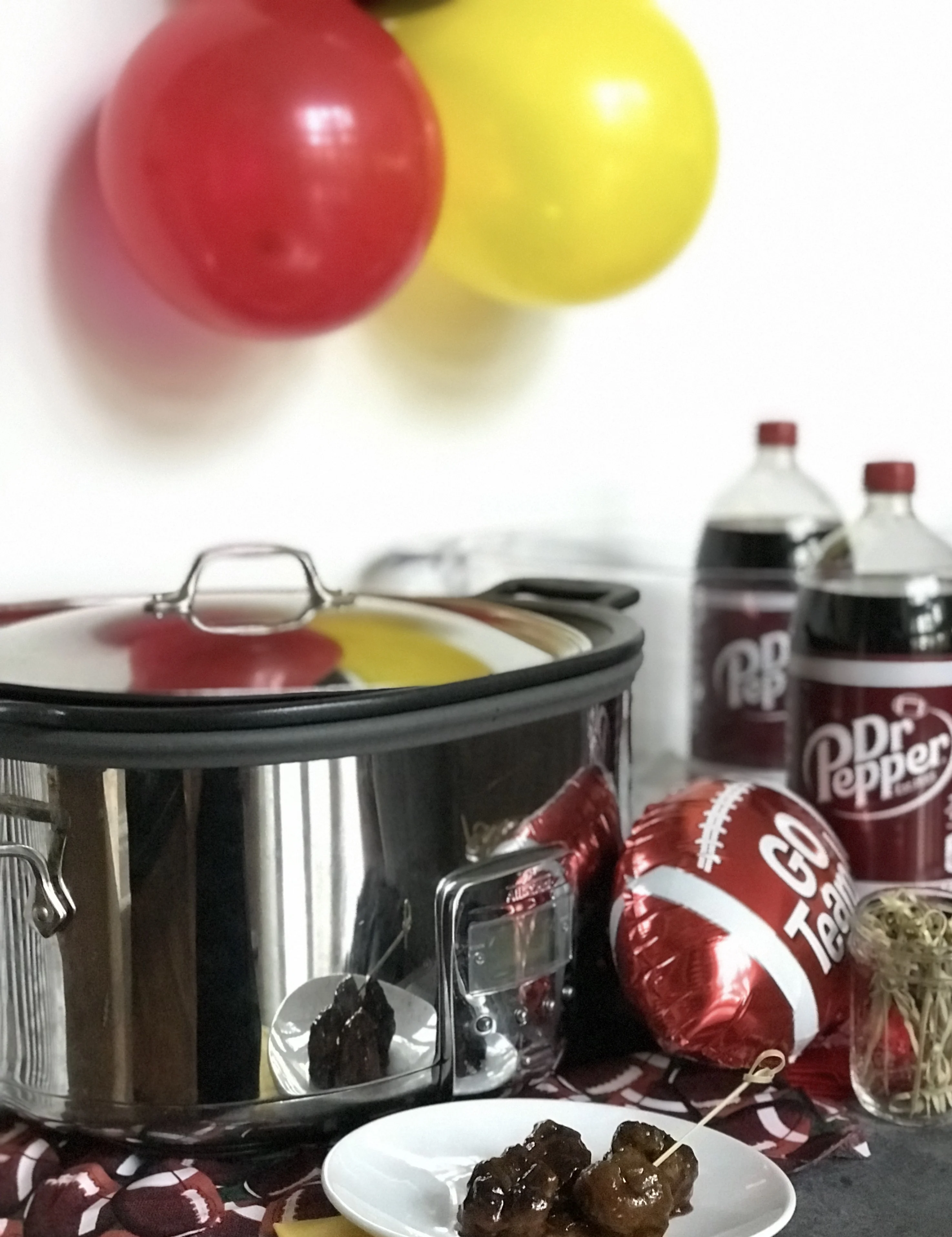 BBQ Apricot Meatballs, Slow Cooker BBQ Apricot Meatballs