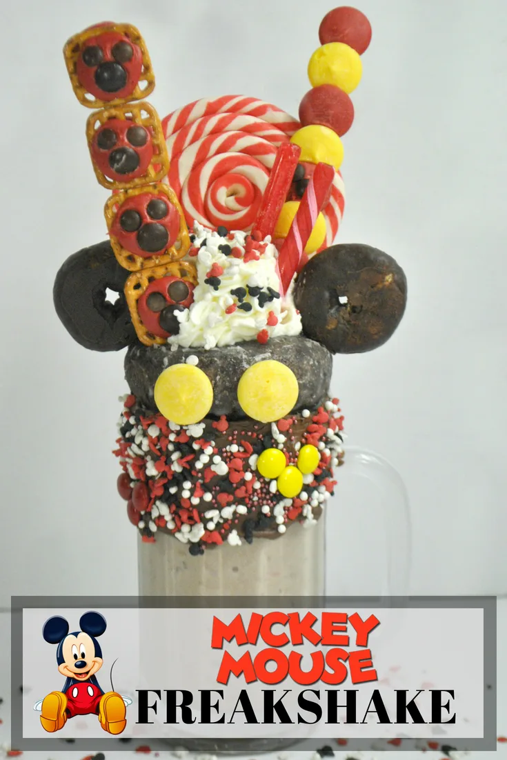 Mickey Mouse Milkshake, Mickey Mouse Milkshake Recipe, Mickey Mouse Freakshake