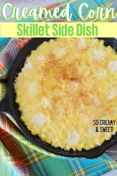 Creamy and sweet, this Creamed Corn Casserole is the perfect side dish for dinner. 