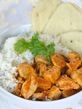 Butter Chicken, Indian Butter Chicken Recipe, Easy Indian Butter Chicken Recipe, Naan Bread, Homemade Naan Bread