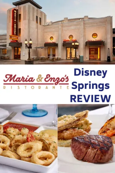 Full review of Maria & Enzo's Italian Restaurant at Disney Springs. See why it's one of the most popular dining choices on Disney property. It's the best Italian food at Disney Springs. #DisneySprings #Disney #DisneyWorld