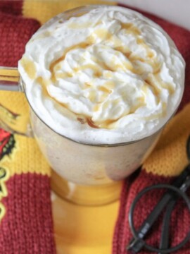 Butterbeer Mug Cake, butterbeer recipe, mug cake recipe, mug cake