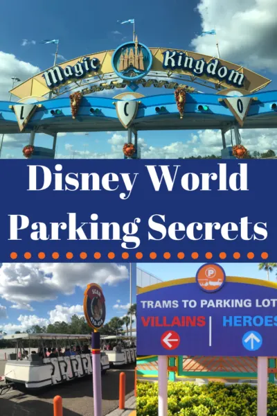 These Disney World parking secrets are direct from the pros! How to navigate the parking lots without hassle, keep your car safe, what to do if you have vehicle issues at Disney and even how to save money! #DisneyWorld #WaltDisneyWorld #DisneyVacationPlanning #DisneyVacation #FamilyTravel #Disney