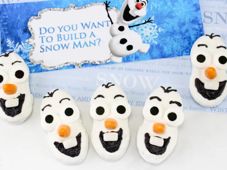 Olaf Cookies, Disney's Frozen Cookies, Disney's Frozen Recipe, Frozen 2 Recipe, Frozen 2 Craft