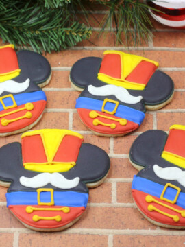 Disney Christmas Sugar Cookies, Mickey Nutcracker Cookies, Mickey Christmas Cookies