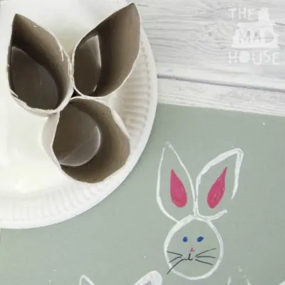 Easter Bunny Craft, Kid's Easter Bunny Craft, Easter Bunny Craft Idea, Kid's Easter Bunny Craft Ideas, Easter Bunny Crafts