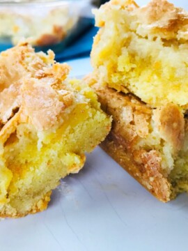 Gooey Butter Coffee Bars, Coffee Bars, Dessert, Dessert With Coffee, Butter Cake, Butter Bars