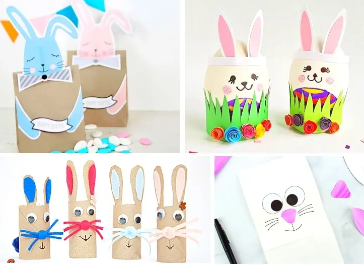 Easter Crafts, Easter Bunny Crafts, Easter Bunny Crafts For Kids
