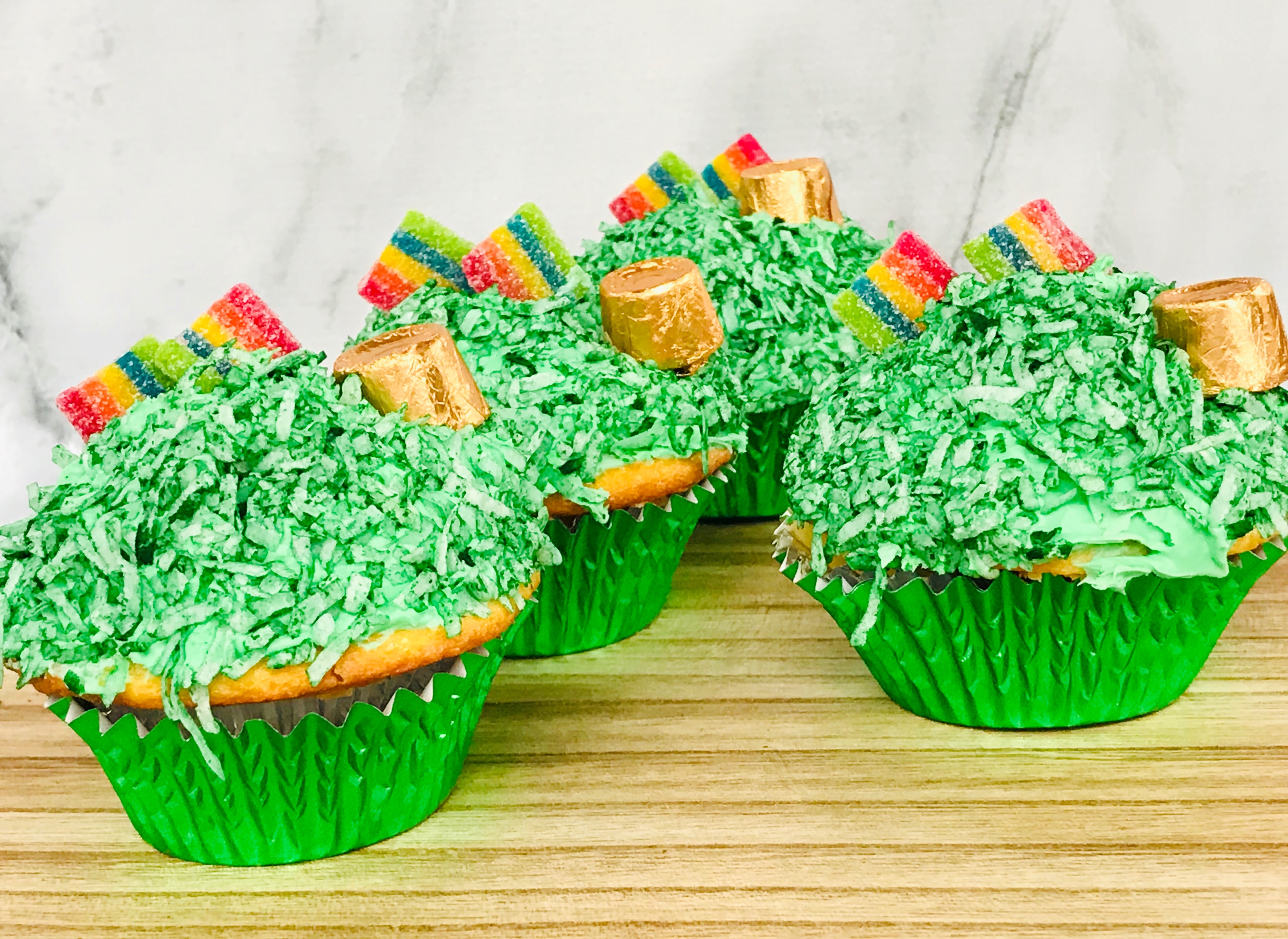 St. Patrick's Day Cupcakes, Irish Cupcakes, St. Patricks Day Cupcake Recipe, St. Patrick's Day Recipe, Cupcakes, Cupcakes For St. Patrick's Day