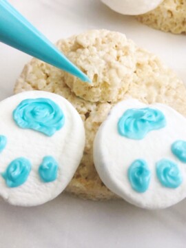 Bunny Butt Easter Treats, Bunny Butt Rice Krispie Treats, Easter Dessert, Easter Kids Dessert