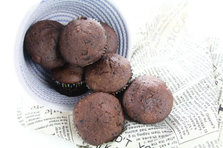 Chocolate Protein Muffins, Easy Chocolate Protein Muffins, Chocolate Chip Protein Muffins