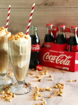 Peanuts in Coke, Peanuts in Coke Float, Float Recipe, Fountain Drink Recipe, Coke Float Recipe