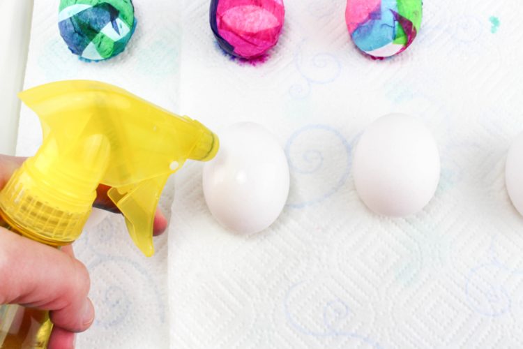 Creative Easter Egg Dying With Tissue Paper Great For Kids!