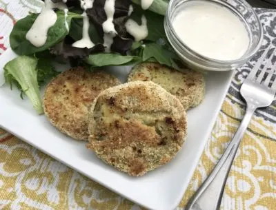 oven baked fried green tomatoes, fried green tomatoes, oven fried green tomatoes