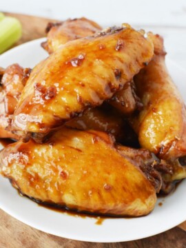 Baked Teriyaki Chicken Wings, Baked Chicken Wings, Tailgating Recipe, Summer BBQ Recipe, Easy Chicken Wings, Easy Teriyaki Chicken Wings