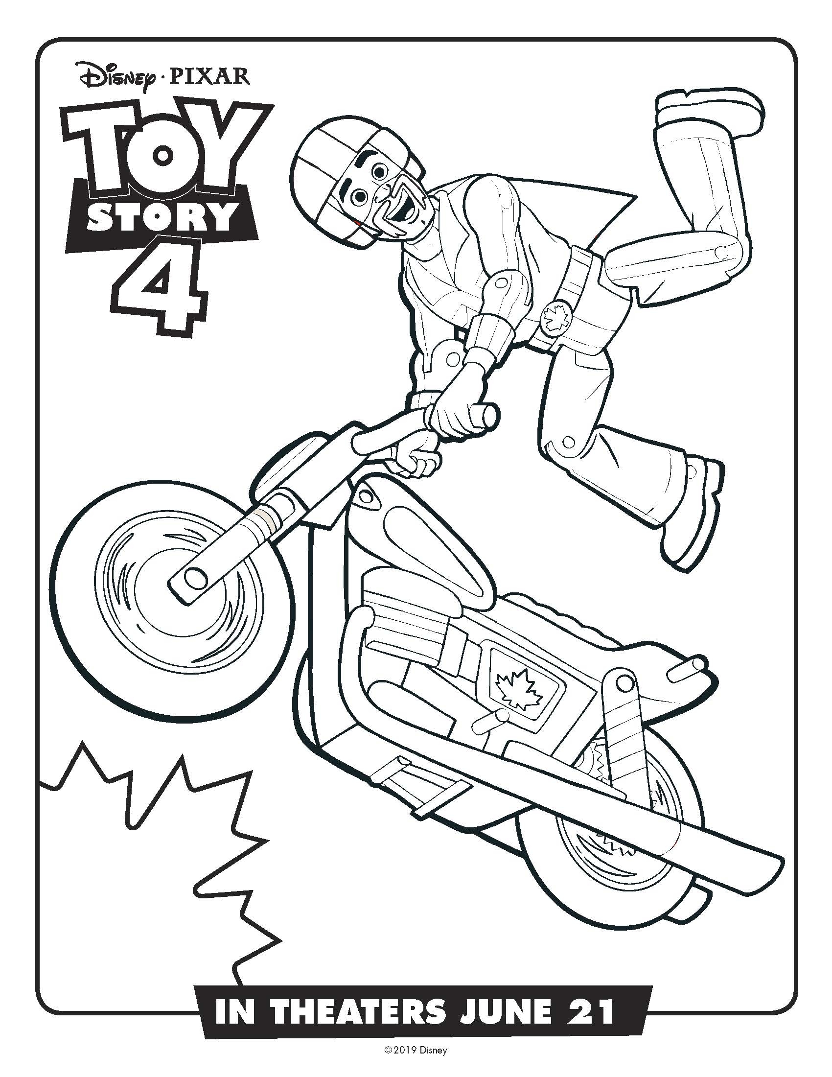 FREE Printable Toy Story 4 Coloring Pages & Activity Sheets - Savvy