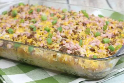 Cheesy Hash Brown Casserole for brunch recipe.