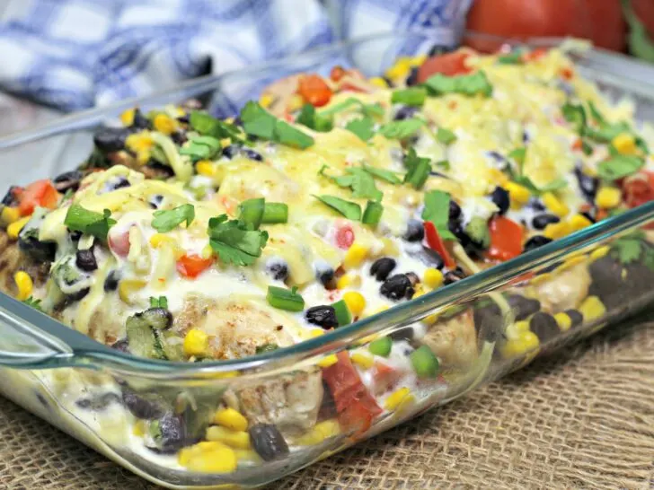 SouthWest Baked Chicken Dinner, Easy Chicken Dinner Idea, Baked Chicken Dinner Recipe, SouthWest Dinner Recipe, Easy Weeknight Dinner