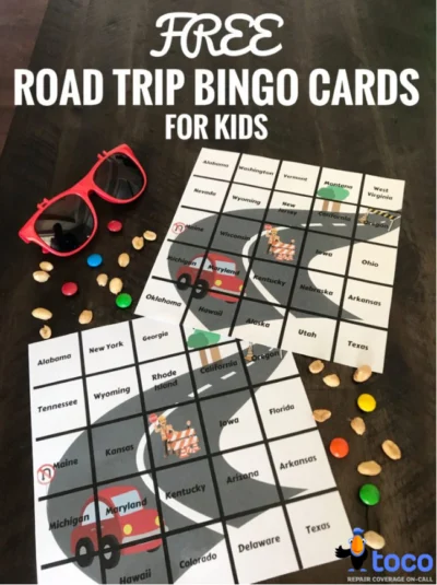 Get ready for your summer road trip with these printable road trip bingo cards + must know safety tips! Plus, grab a discount on Toco Warranty vehicle coverage. #AD #TocoWarranty #RoadTrips #PrintableBingo #RoadTripIdeas #RoadTripGames #SummerTravel Get ready for your summer road trip with these printable road trip bingo cards + must know safety tips! Plus, grab a discount on Toco Warranty vehicle coverage. #AD #TocoWarranty #RoadTrips #PrintableBingo #RoadTripIdeas #RoadTripGames #SummerTravel