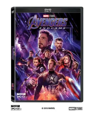 Avengers: EndGame DVD, Avengers End Game