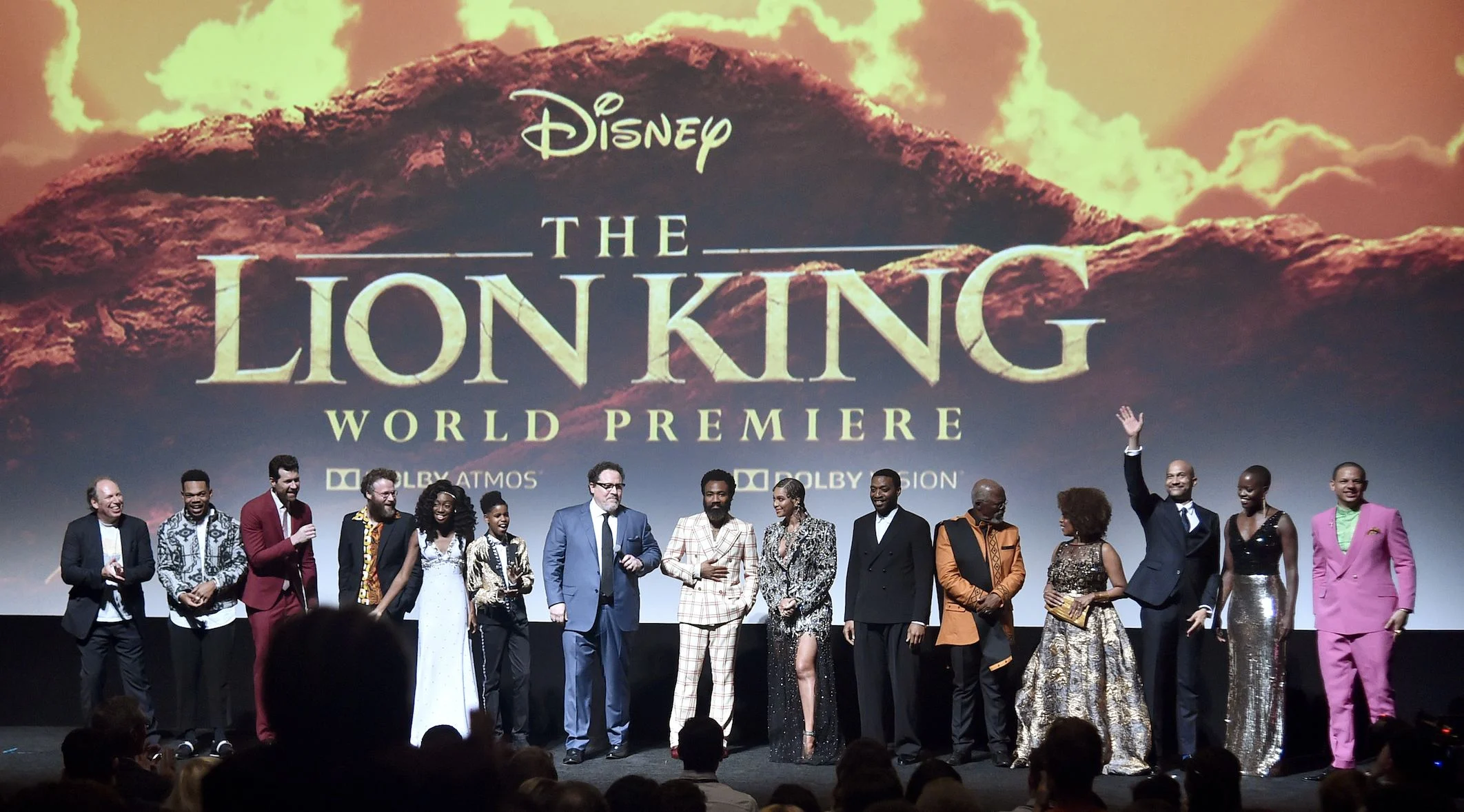 2019 Disney's Lion King Premiere, Disney's Lion King Premiere Full Cast Photo, Disney's 2019 Lion King Cast Photo