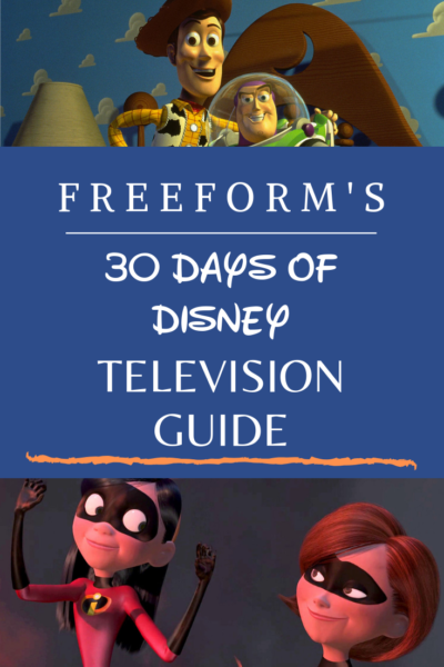 Official guide to Freeform's 30 Days of Disney movie marathon! Including the themes, showtimes and where to purchase the movies! #Freeform #DisneyMovies #Television #TV #DisneyFilms