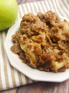 Easy Baked Apple Crisp, Baked Fall Dessert, Granny Smith Apple Dessert