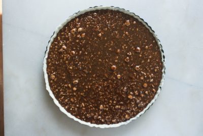 Chocolate Hazelnut Tart, Beginner Chocolate Hazelnut Tart, Easy Chocolate Tart