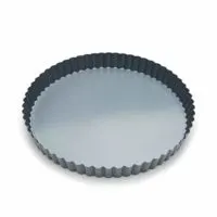 Fox Run 44513 Removable Bottom Non-Stick Tart and Quiche Pan, 9-Inch Diameter