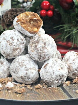 Bourbon Ball Cookies, No Bake Christmas Cookie Recipe, Easy No Bake Holiday Cookies