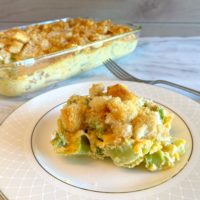 Broccoli Cheese Casserole, Thanksgiving Side dish, Thanksgiving Broccoli Side Dish Recipe, Broccoli Casserole Recipe With Croutons